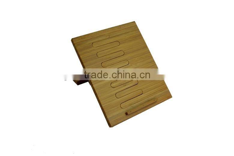 DT013 Eco-Friendly Bamboo Expandable and Adjustable Ipad Stand and rack