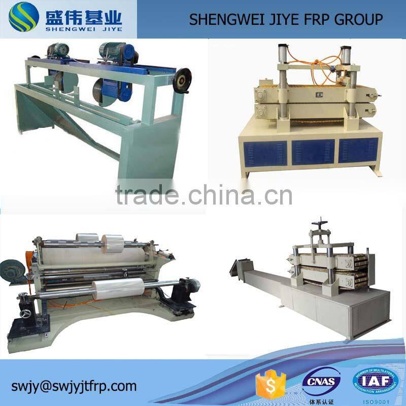 permanent Pultrusion make up Machine for making GRP profiles, bars and tubes, clamping from up to down