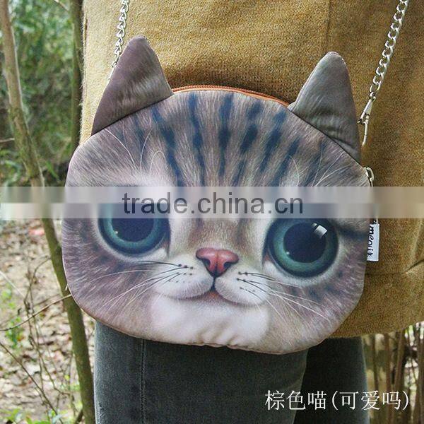 2014 Hot Sales Lovely Ladies Cathead Shoulder Bag Wholesale ZTSHB-0001