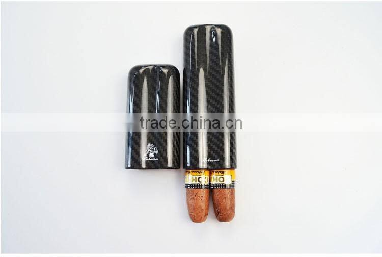 Hot-selling portable best quality travelling pure carbon fiber cigar case cigar packaging for business man