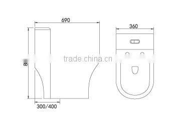 modern design toilet TC--38663