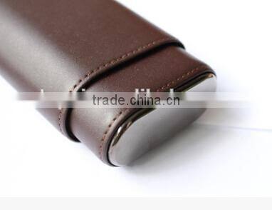 Pure leather case for cigar