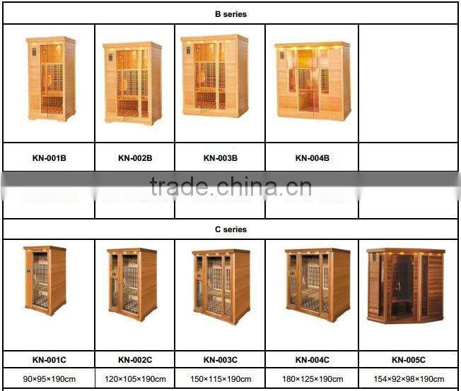 Newest 6 person infrared saunas