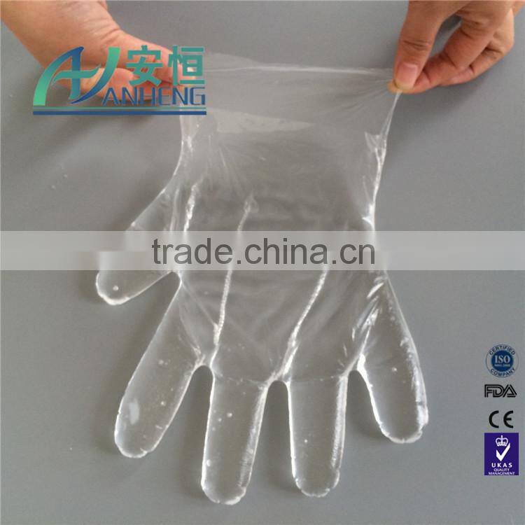 100 pcs Polyethylene PE Disposable Gloves Food Preparing Glove Food Grade Gloves