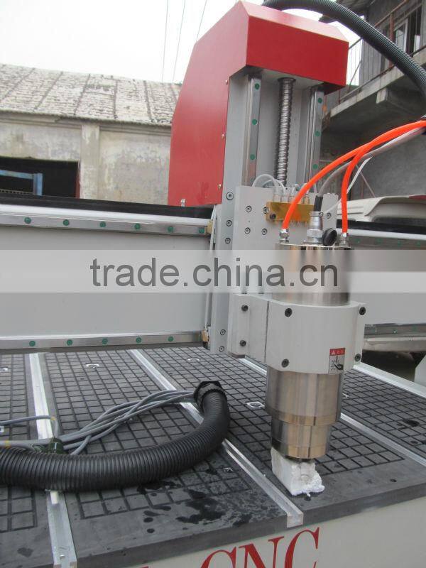 High effiency 3kw spindle motor linear guideway cnc router machine price usb control cnc wood carving machine