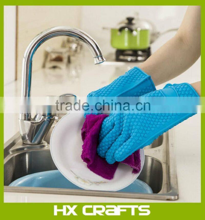 Wholesale high quality silicone oven mitt kitchen cooking oven silicon BBQ glove