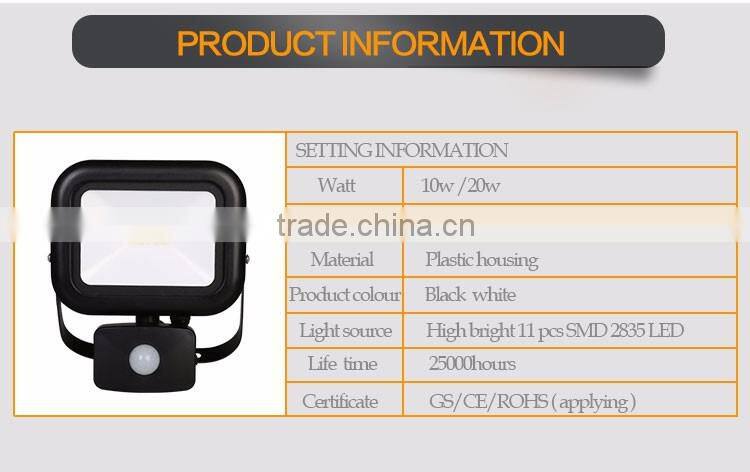 Smart 20W Sensor LED Floodlight