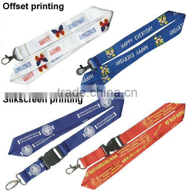 fashion decorative custom printed retractable id badge string key holder