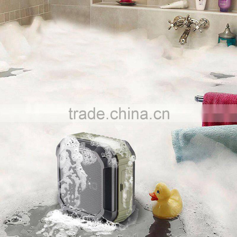 ES-E810 Shower Bluetooth Speaker Ever Portable Bluetooth 4.0 Speaker with 12 Hour Playtime for Outdoors/Shower