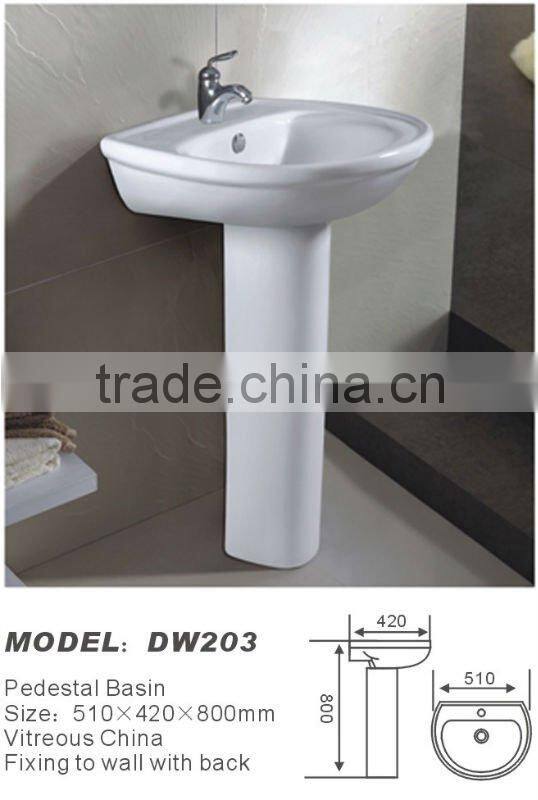 New design colored wash basin for bathroom9828G(1)