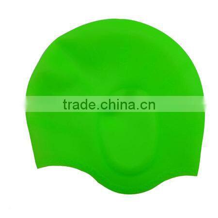 Fashionable Best Quality in Adult or Kid size customized printing logo waterproof silicone swimming cap