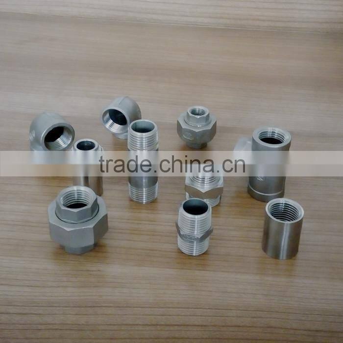 China stainless bspt threaded barrel nipples