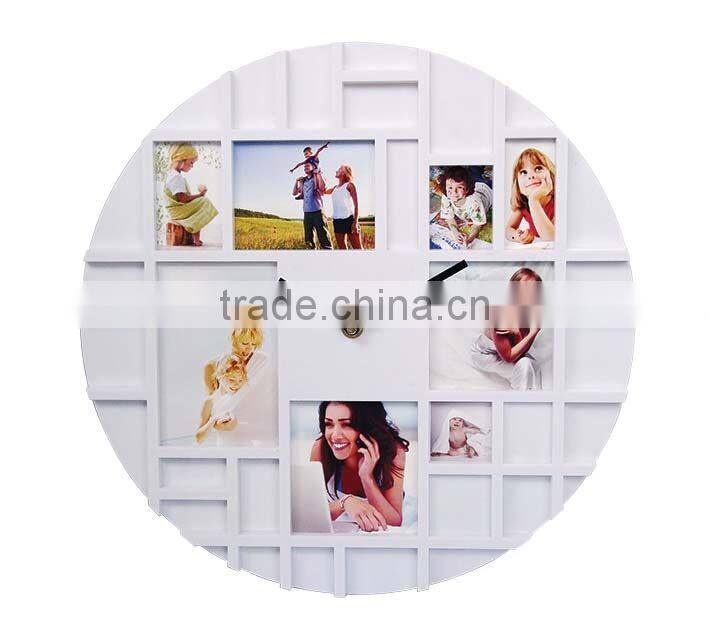 hot sale gift baby photo frame clock