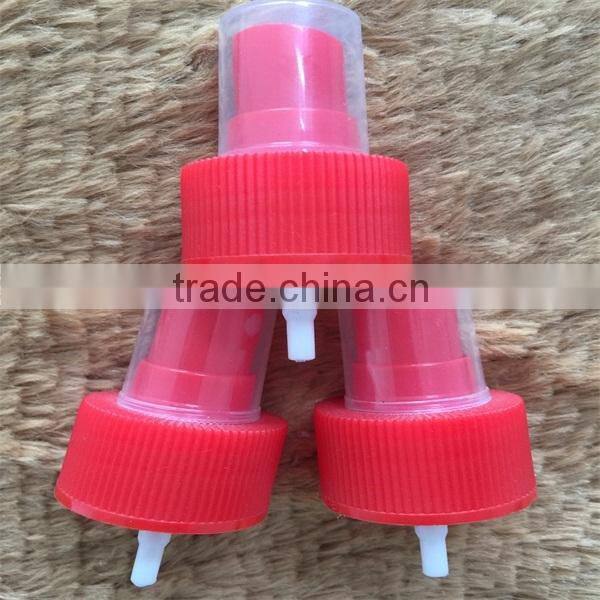 2015 hot sale 28/410 plastic mist sprayer fine