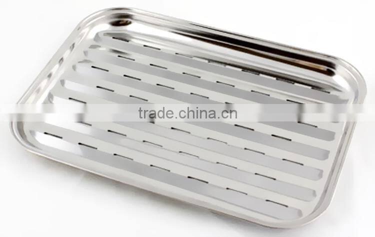 Low Price Stainless Steel BBQ Grilled Fish Pan bbq pan