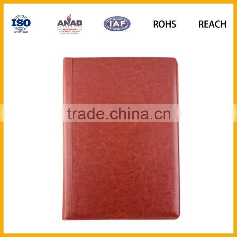 Black Executive PadFolio Case with Notepad Holder and Pockets for iPad