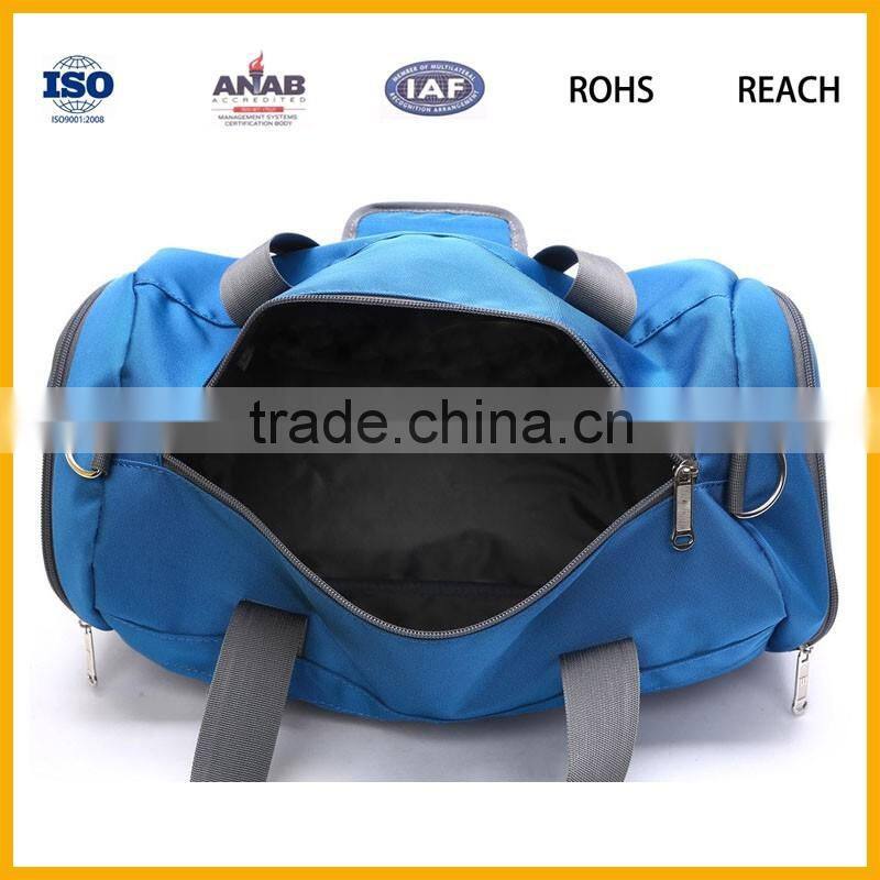 Bossun polyester Leather Travel Tote Duffel Shoulder Handbag Bag