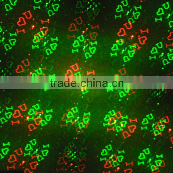 Cheap 100mW RG 12 Gobos Mini Twinkling Laser Light