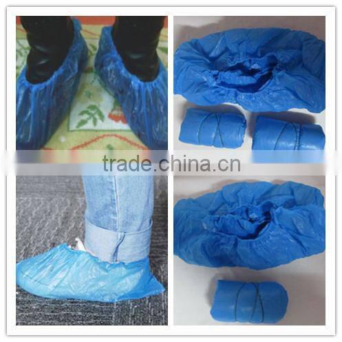 from factoy with CE FDA ISO9001:2003 13485 certification Disposable pp shoe cover overshoes