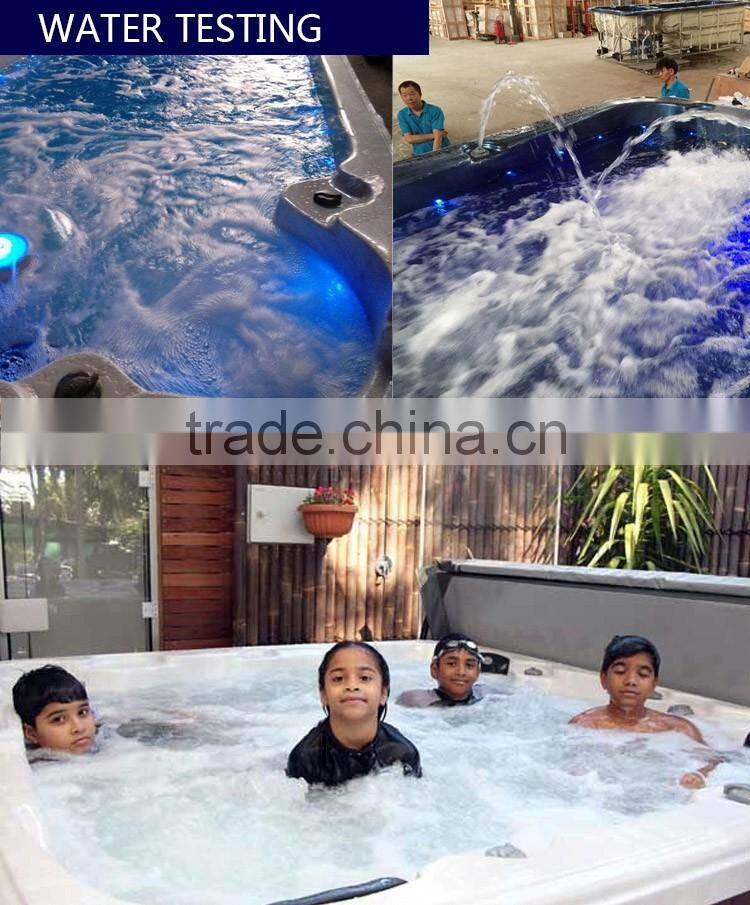 Christmas Style Fiberglass Luxury Swim Pool in Supreme PROMOTION JY8601