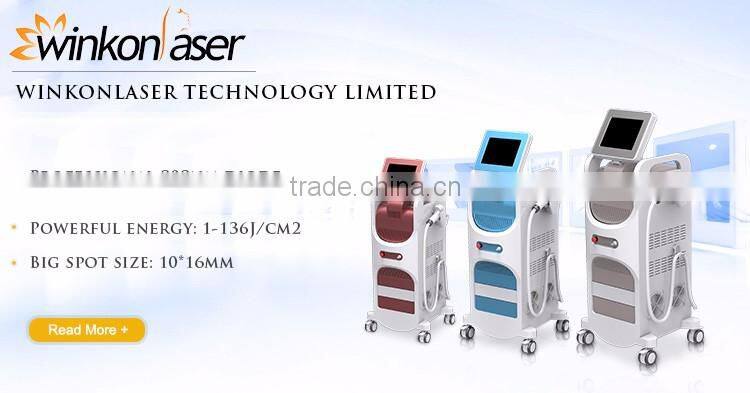 Factory price ! germany imported laser bar / Diode 808 laser removal with perfect cooling system