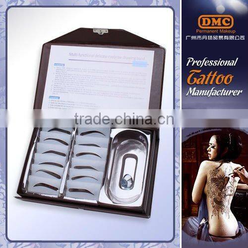 3D Effect plastic Eyebrow Shape design eyebrow tattoo stencil