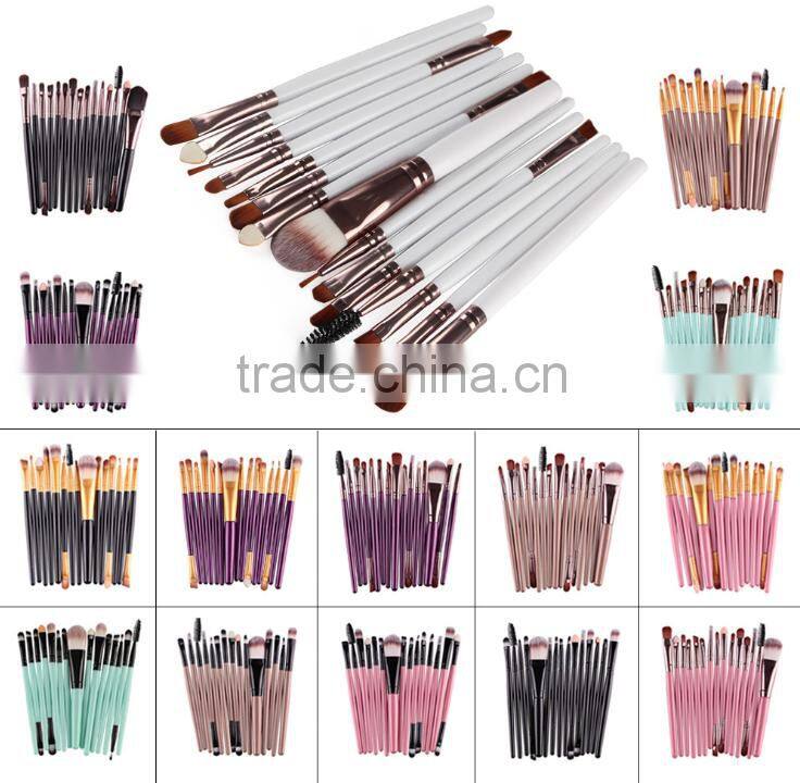 Wholesale15 pcs makeup brush set be your own style