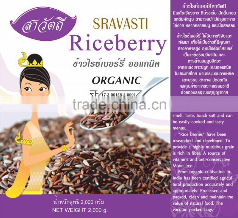 Thai organic rice