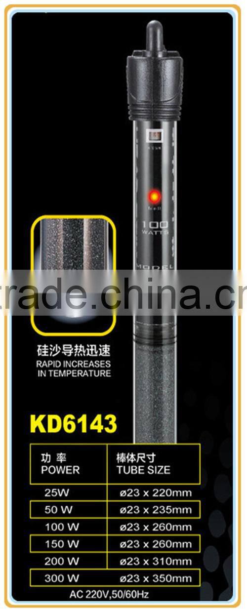 Fully Dural-Digital Heater Subemersible Aquarium Glass Heater with 100W