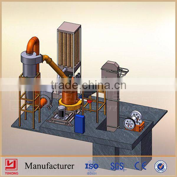 YUHONG ISO9001 Appoved Raymond Roller Mill for Grining Coal Ash Hot Sale