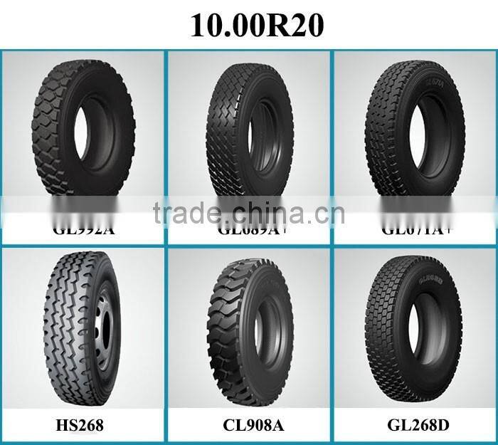Aliobaba Hot all types radial 1000r20 heavy duty truck tyres