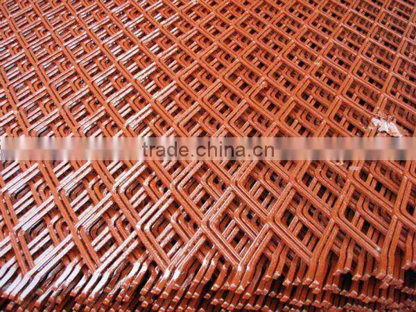 vinyl Expanded Mesh/pvc expanded mesh/powder coated expanded mesh