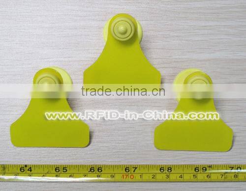 High quality effective RFID plastic ear tags for cattle livestock management