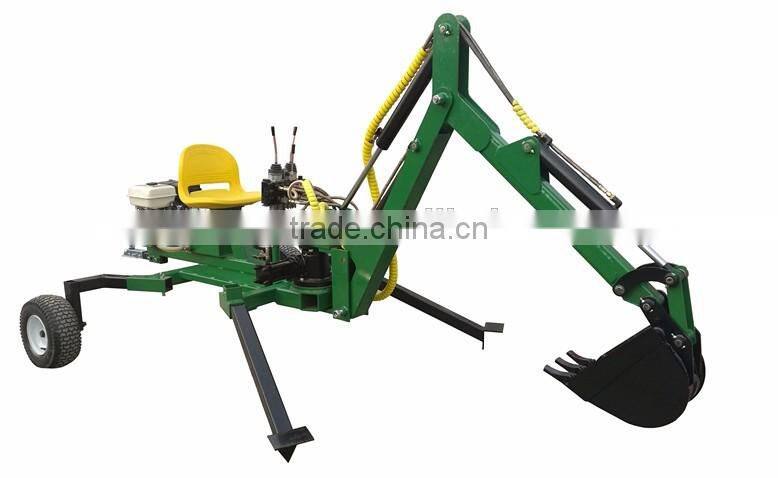 TOW BEHIND ATV BACKHOE WITH QUAD BIKE