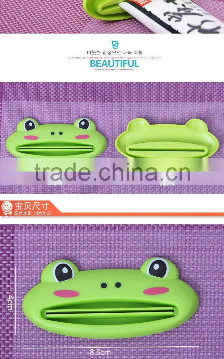 lovely cartoon toothpaste squeezer Dispenser Rolling Holder tools