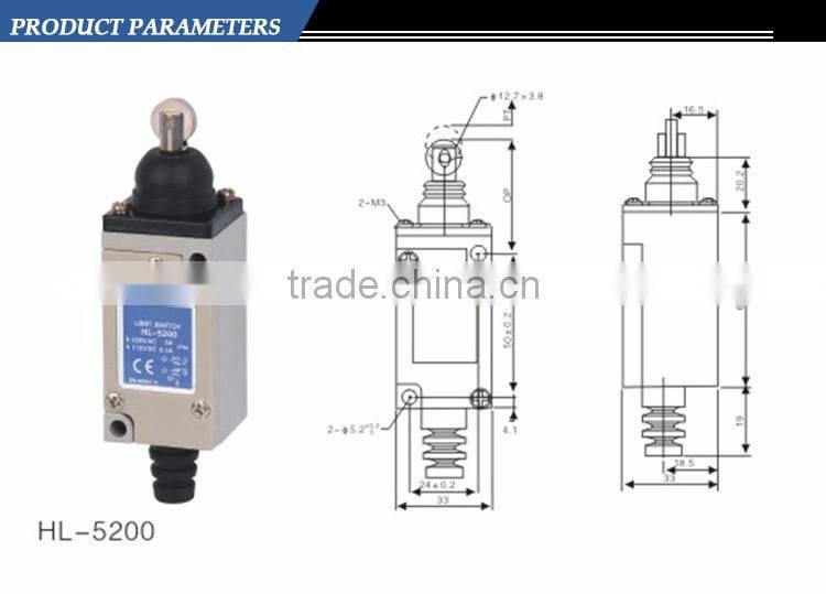 Factory price HL-5200 5A practical electrical equipment limit switch