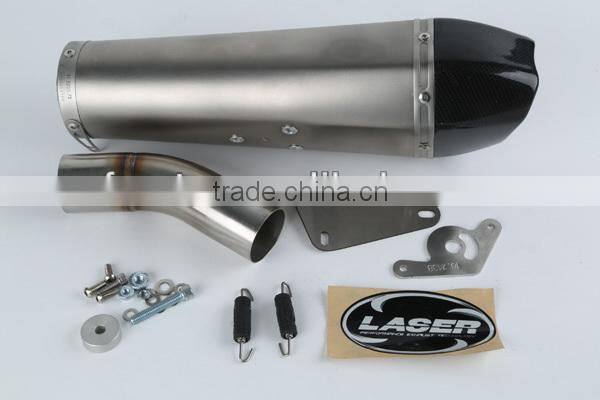 For KAWASAKI ZX-10R 2008-2010 Motorcycle Exhaust Pipe LASER Delta slip-on muffler