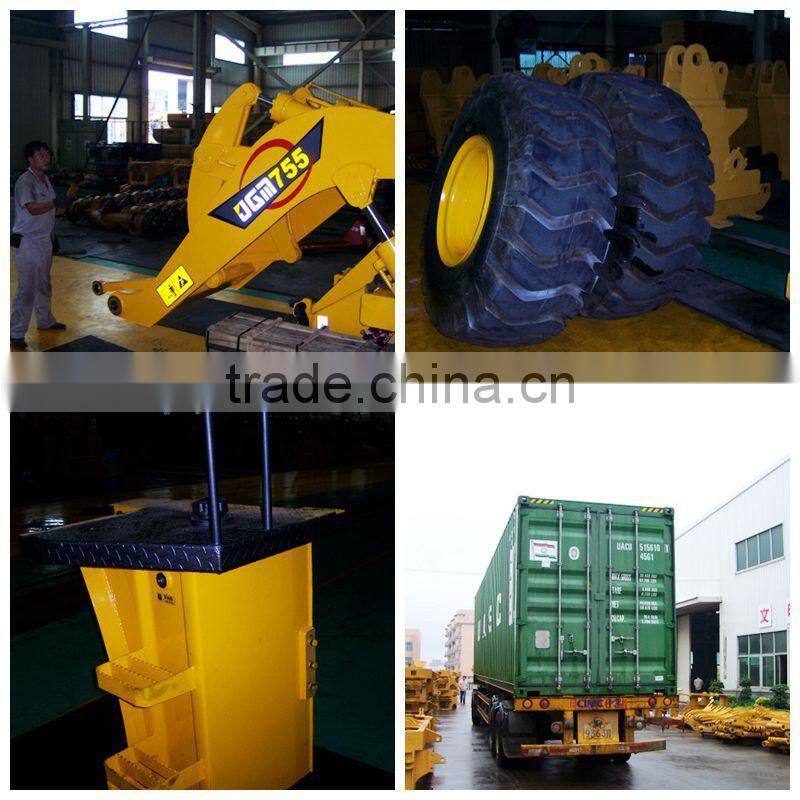 small crawler loader JINGONG JC 65 small skid steer loaders engine power 60hp/small crawler loader