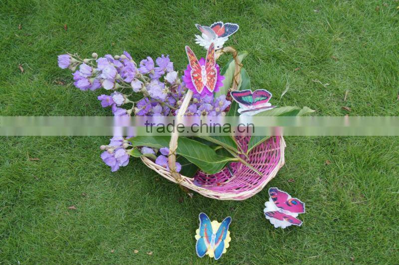 LED fiber optic butterfly Chrismas butterfly LED butterfly Flashing Multi-Color Changing Fiber Optic LED Butterfly