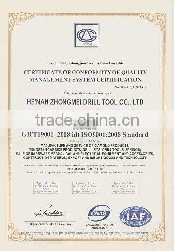 Rock Drill Bit - Tungsten Carbide 3-Blade Bit