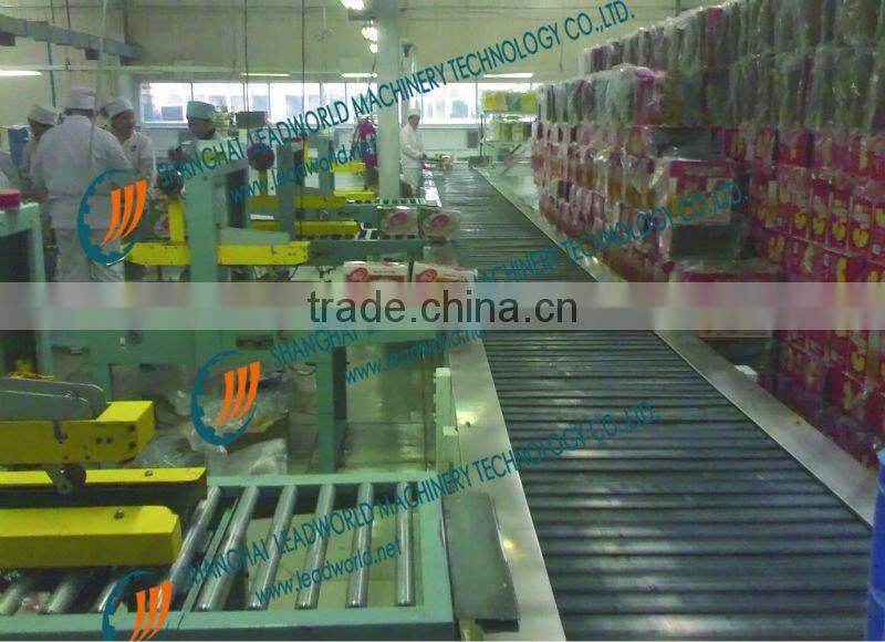 biscuit reverse & inclined conveying system