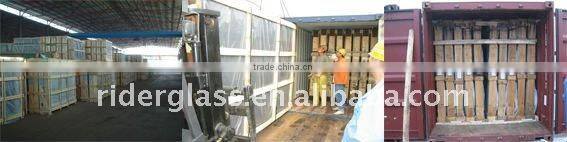 3.2mm Low-iron Solar Glass with SPF and CCC