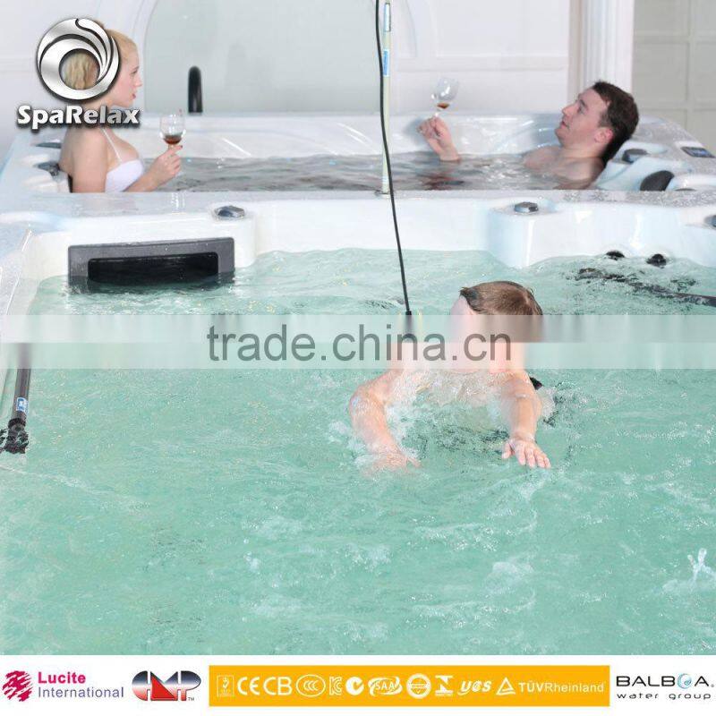 Factory Luxury 6 Meter European Style 6 meters Endless High Quality Massage Swim Pool