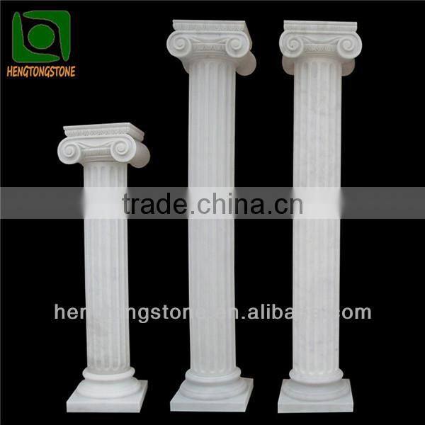 White Marble Carved Columns for Sale