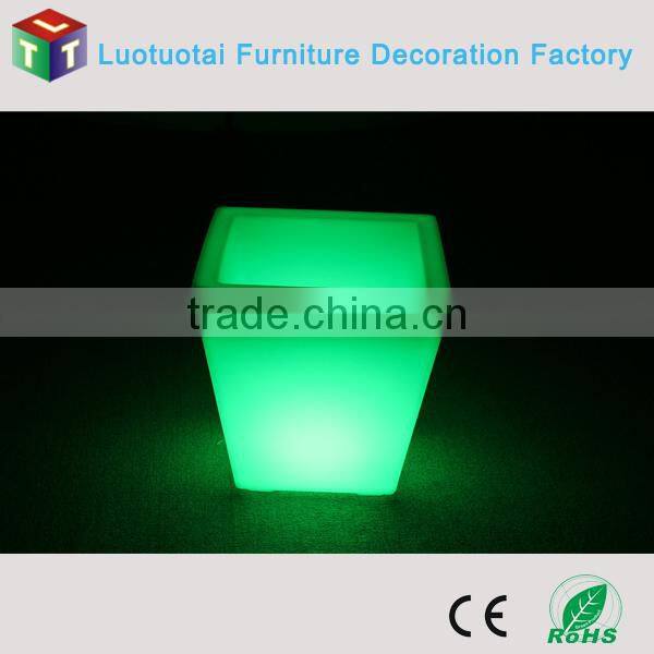 Wholesale cheap led flower pot lighting illuminated led planter pots