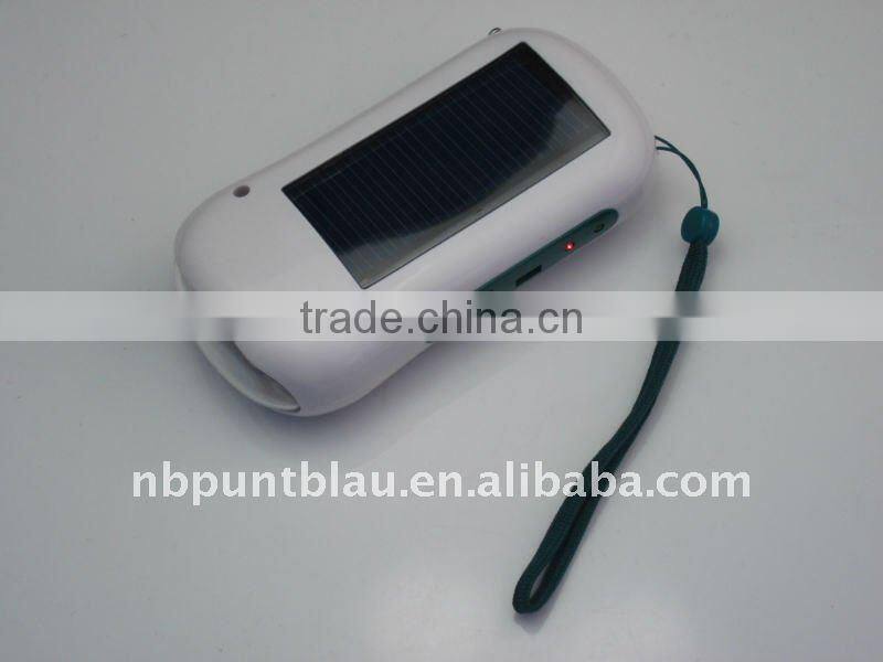 solar charger with radio