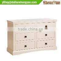 3 Drawer White Wood Dressing Table, Home Furniture Suites