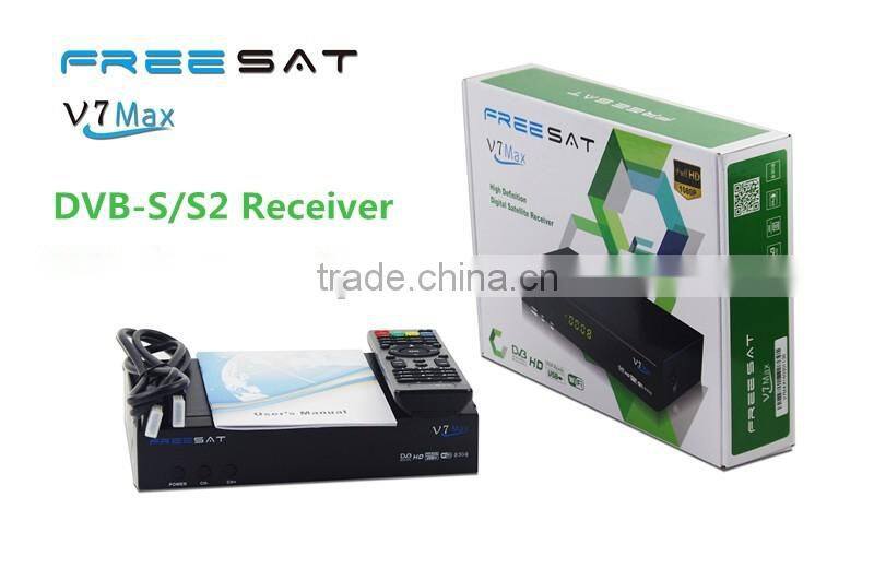 Freesat V7 Mini DVB-S/S2 1080P Full HD Satellite Receiver Encrypted Decoder Support Powervu USB Wifi Cccam For Middle East