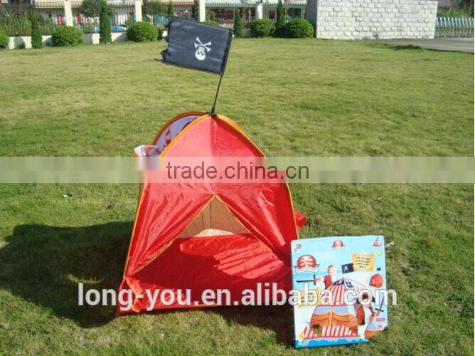 Kids children play pirate tent Pop up pirate tent