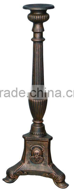 cast iron floor standing candle holders